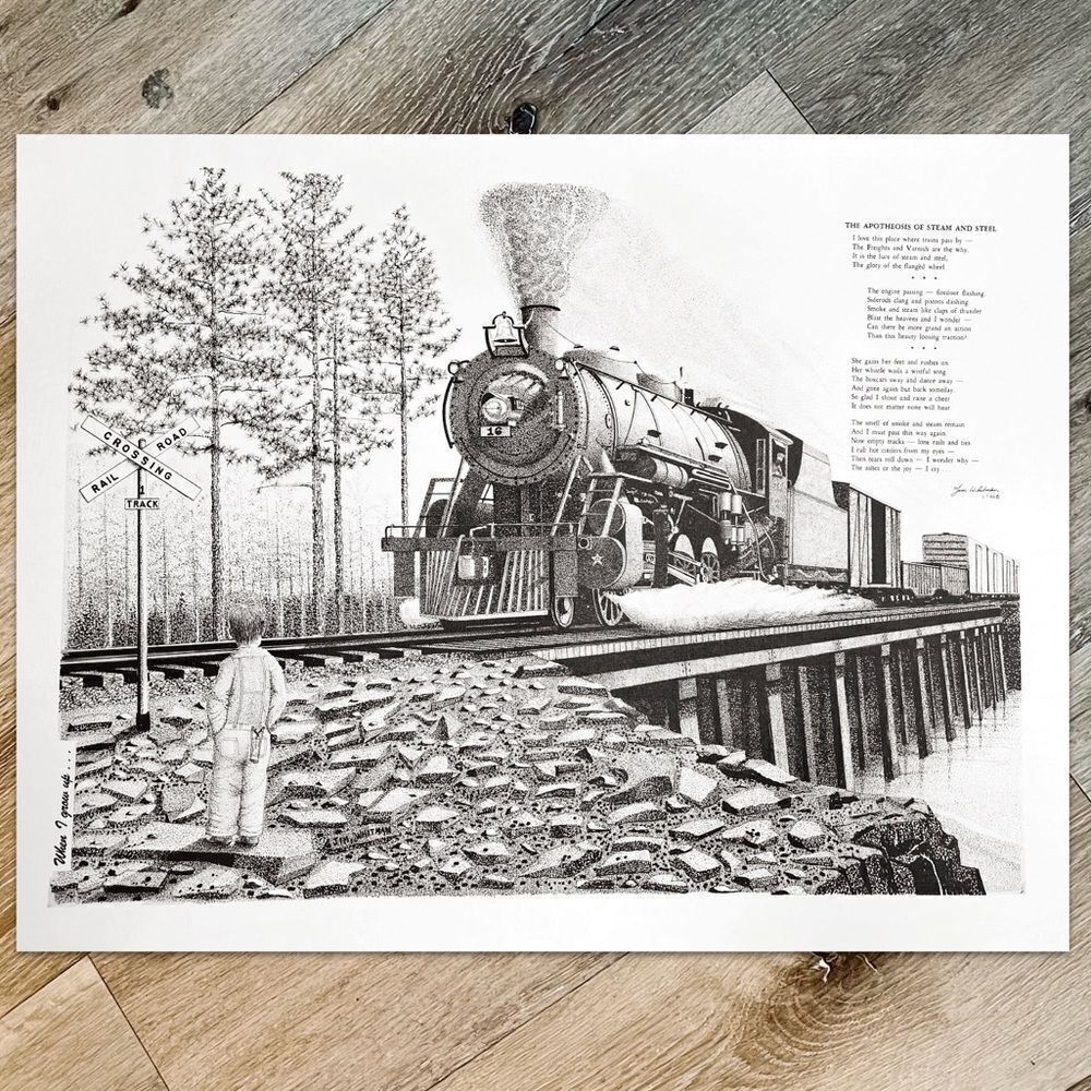 The Apotheosis Of Steam & Steel Prints